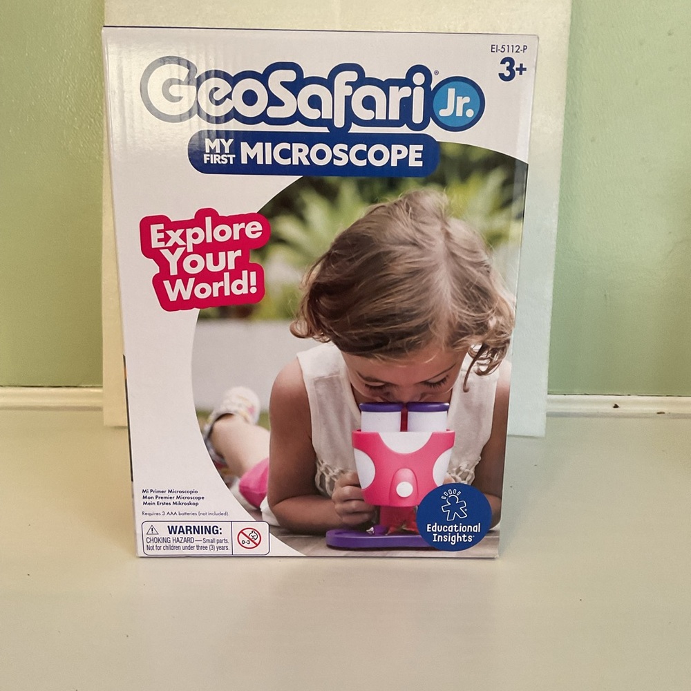 GeoSafari Jr. Pink My First Kids Microscope